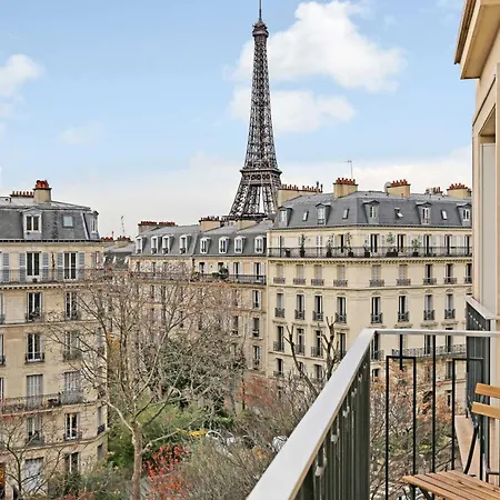 Luxueux - 2br 6p -vue Tour Eiffel Apartmán Paříž